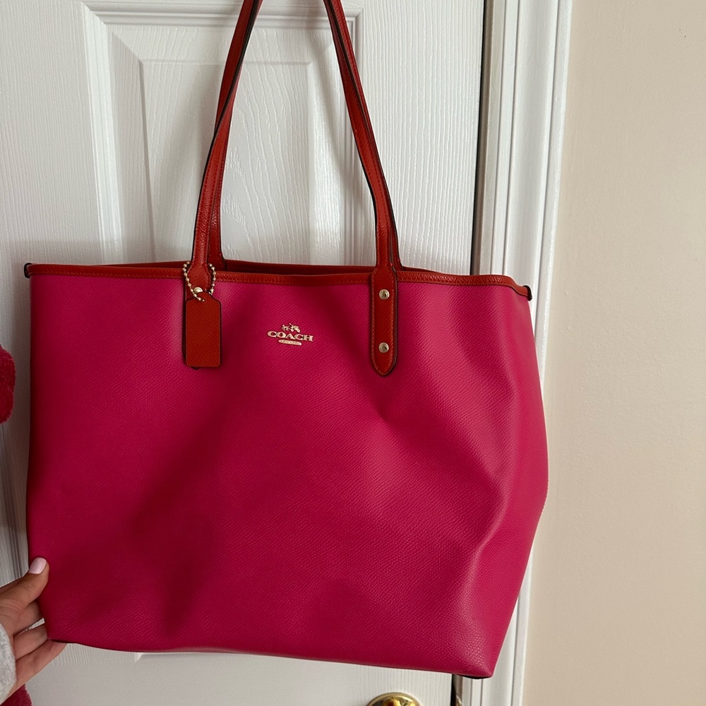 Reversible Coach Shoulder Bag